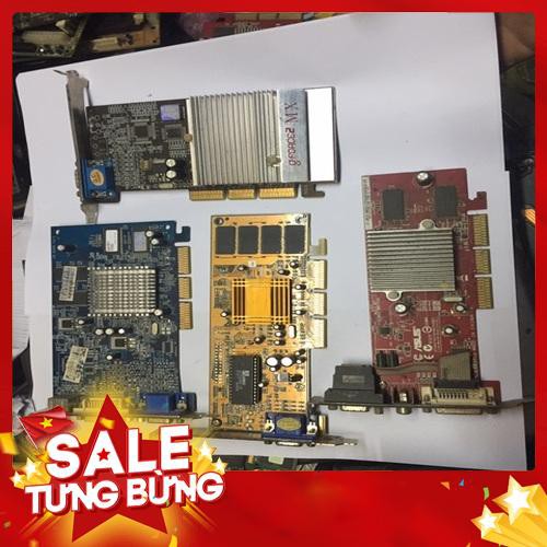 [CỰC CHẤT] Card màn hình VGA Card khe cắm AGP 4X 16M 32M 64M