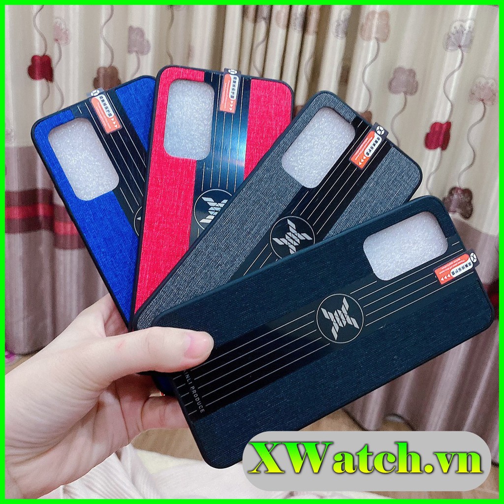 Ốp vải jean kẻ sọc Xiaomi Mi 10T , Mi 10T Pro 5G / K30S, K40 K40 pro
