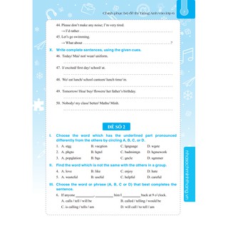 Chinh Phục Bộ Đề Thi Tiếng Anh Vào Lớp 6