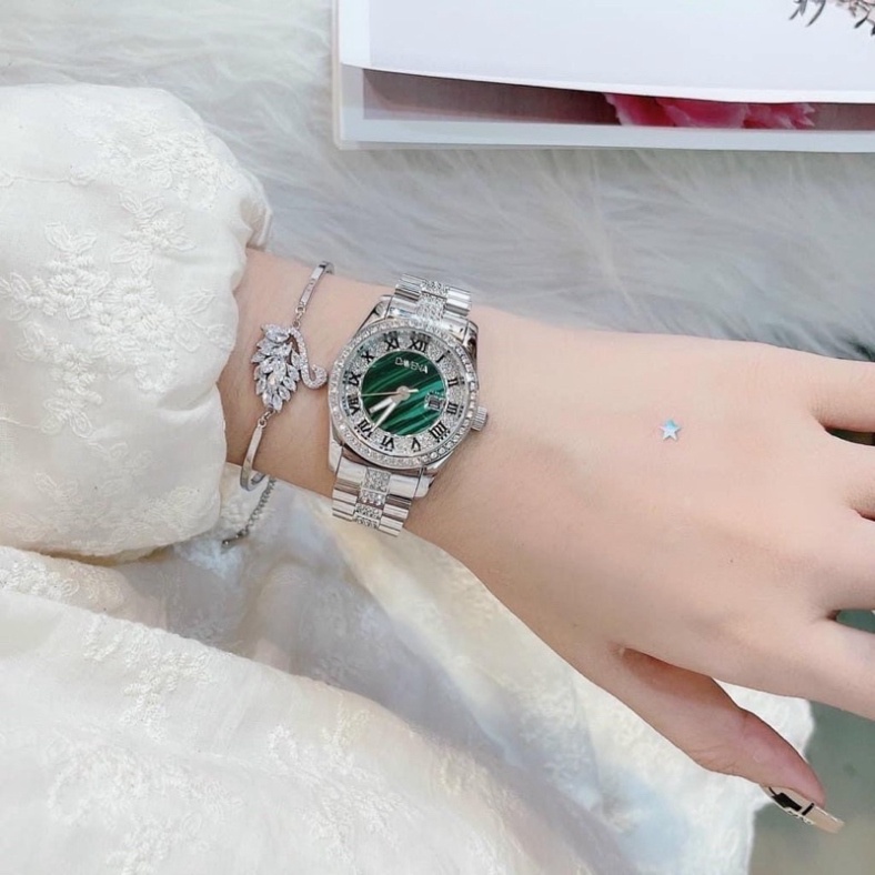 Đồng hồ nữ davena cấp siêu bền, cá tính hợp gu thời trang, chống nước, bảo hành 12 tháng, dong ho nu