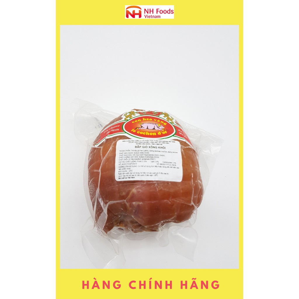 Bắp giò heo xông khói Con Heo Vàng đặc biệt 800g