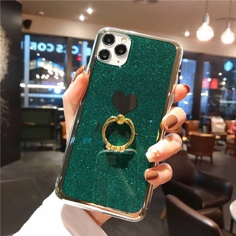 Ốp Điện Thoại Có Nhẫn Xỏ Ngón Tay Cho iPhone 6 Plus 6s Plus SE 2020 7 Plus 8 Plus X XS XR XS Max 11 Pro Max