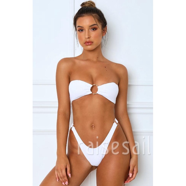 Set đồ tắm trơn màu quyến rũ dành cho nữ
 | BigBuy360 - bigbuy360.vn