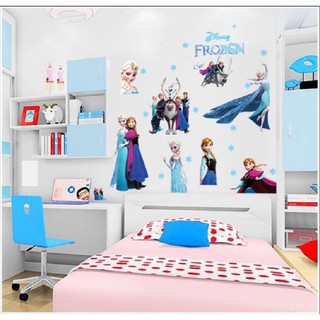 Decal dán tường công chúa băng
