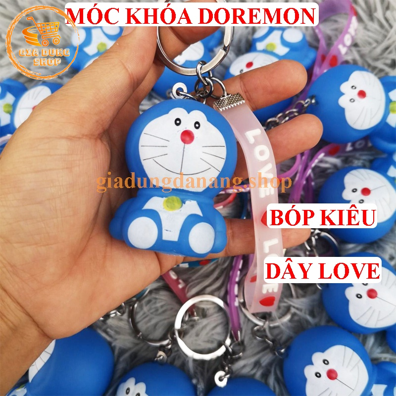Móc Khóa Doremon Bóp Kêu Dễ Thương