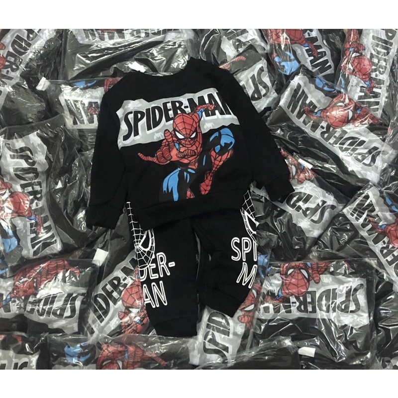 Set bộ nỉ da cá nhện cho bé trai