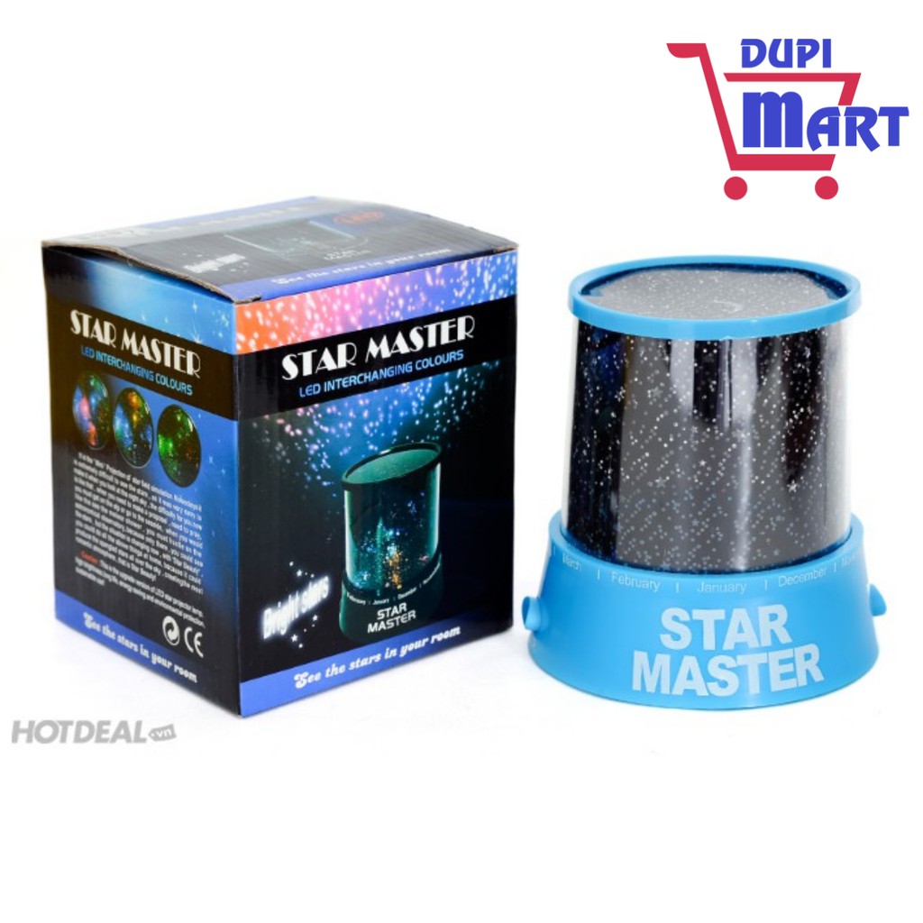 [SIÊU ĐẸP]Đèn ngủ chiếu sao Star Master - Đèn trang trí sinh nhật, bầu trời sao, dải thên hà