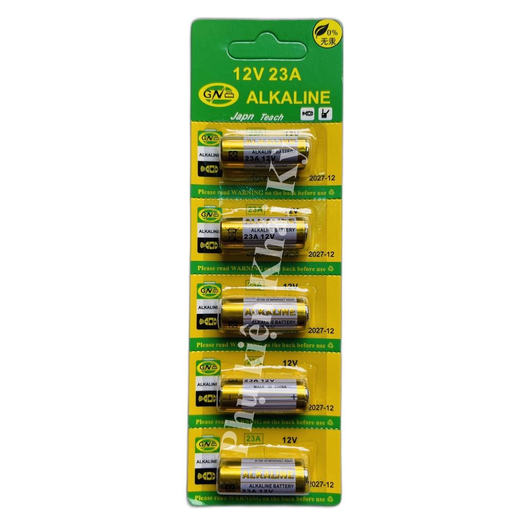 Pin chất lượng 12V 23A Alkaline ( Vỉ 5 viên )