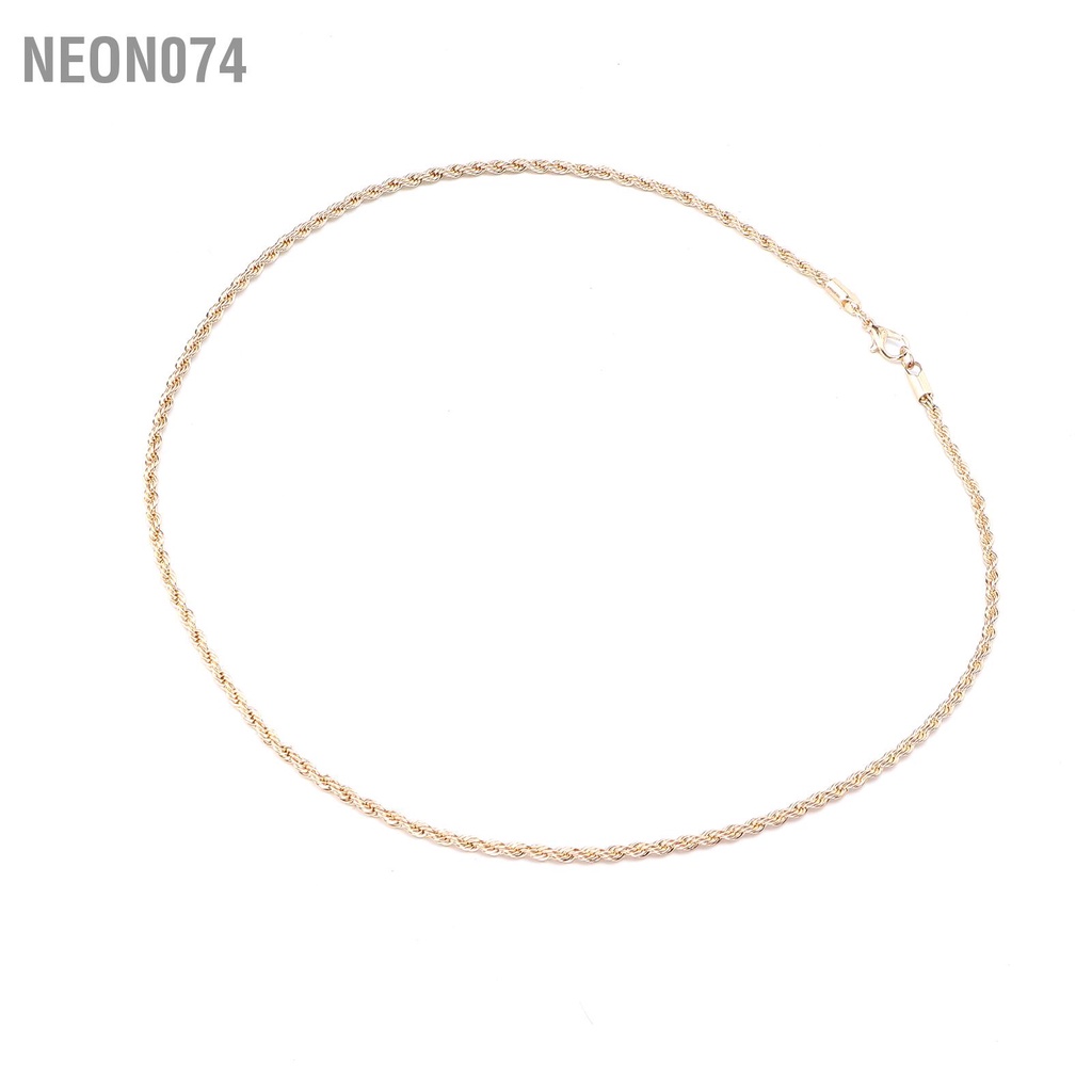 Vòng cổ Màu Vàng Bằng Thép Không Gỉ Kích Thước 20 Inch