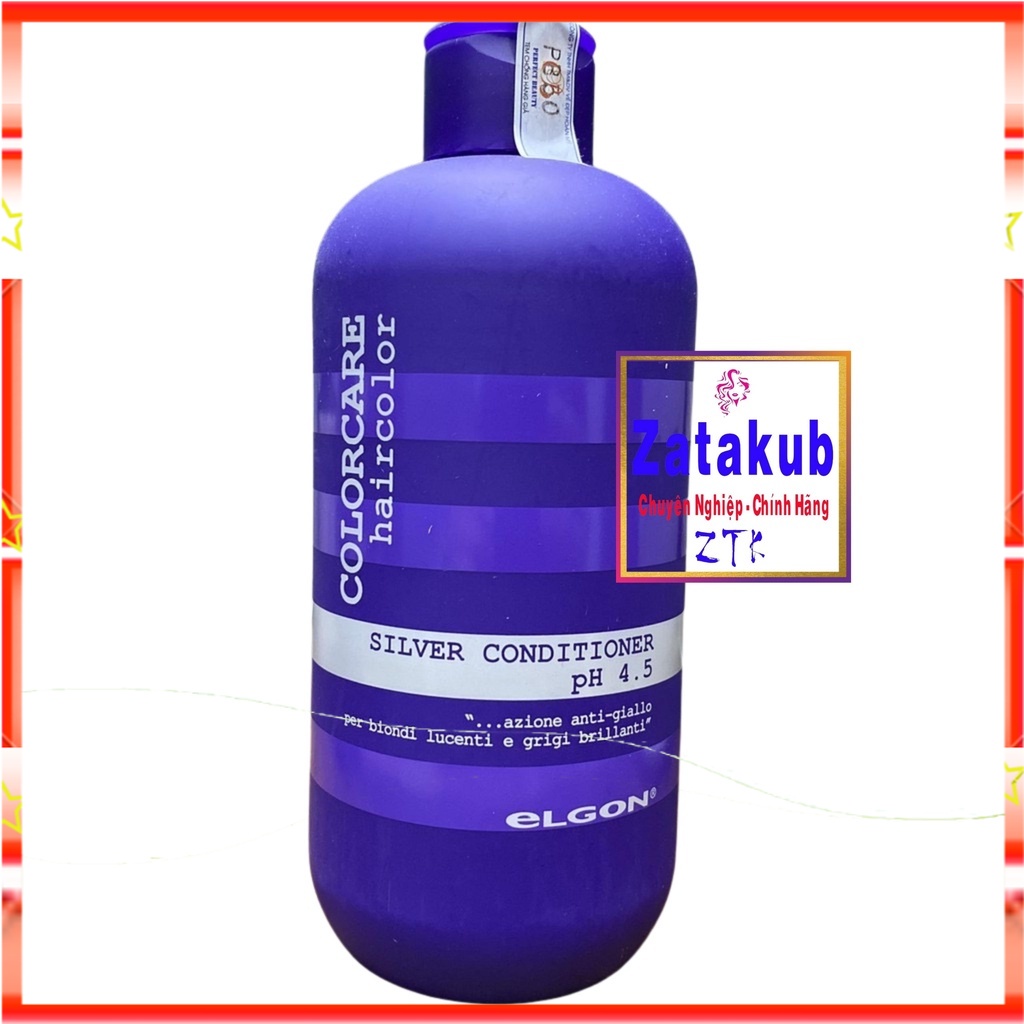 ELGON Dầu Xả Chăm Sóc Tóc Tẩy Trắng, Bạch Kim Elgon Silver Colorcare Conditioner 300ml