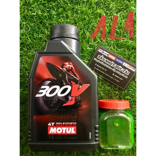 ( Tem 1 lớp) Nhớt motul 300V 1L1