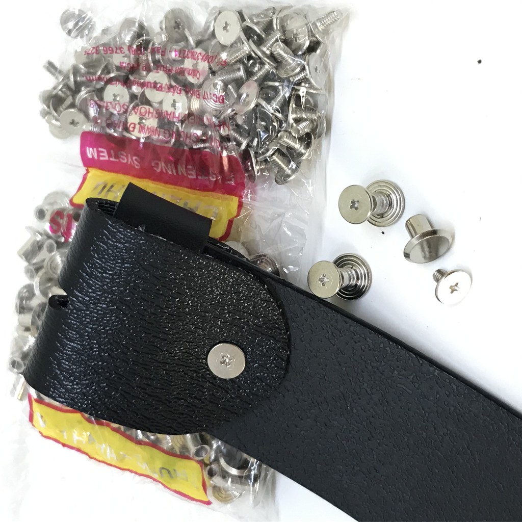 Ốc vít gắn khóa dây lưng/túi xách  - bịch 100 ốc