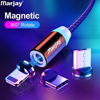 Dây cáp sạc nhanh nam châm cổng micro usb type c cho samsung xiaomi huawei
