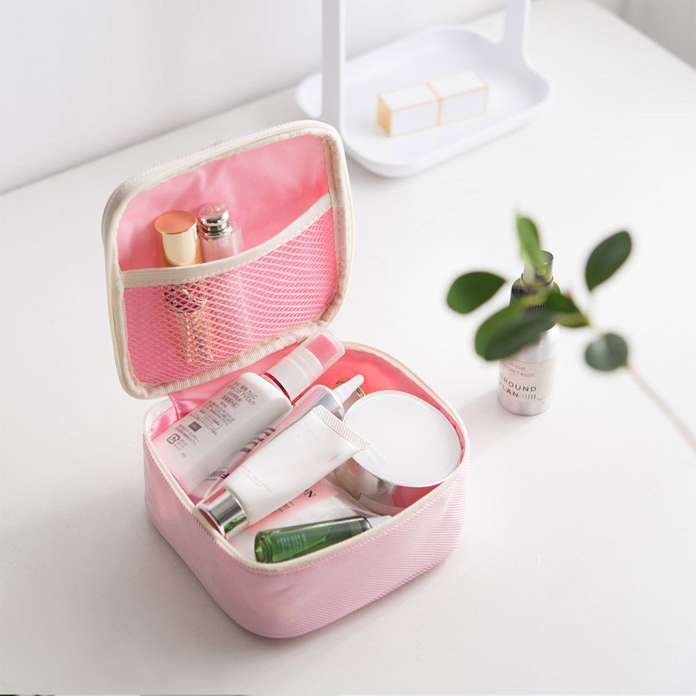 Túi đựng mỹ phẩm 1 ngăn có khóa kéo sức chứa lớn tiện dụng cho nữ