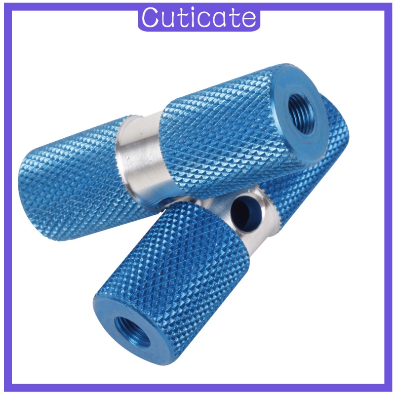 Trục Để Chân Trước / Sau Bằng Hợp Kim Nhôm Màu Đen Cho Xe Đạp BMX