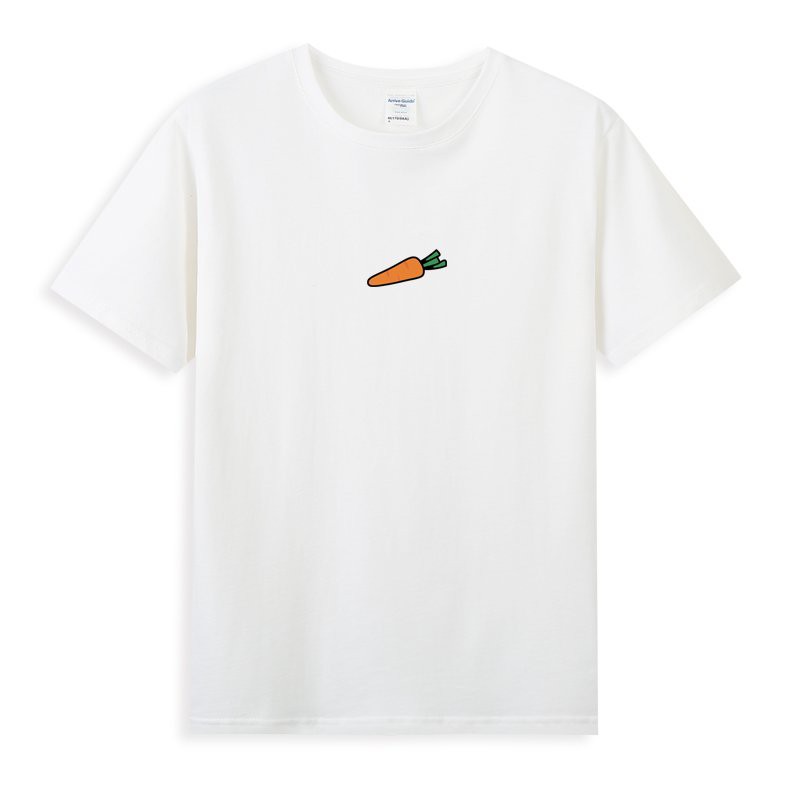 Áo thun phông TRẮNG in hình CÀ RỐT Tống Á Hiên TNT Thời Đại Thiếu Niên Đoàn thời trang idol thần tượng xinh xắn