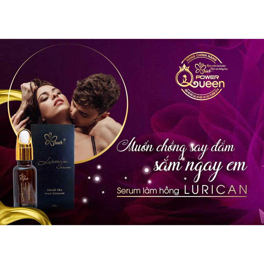 LÀM HỒNG VÙNG KÍN VÀ NHŨ HOA BRIAR LURICAN SERUM 20ML