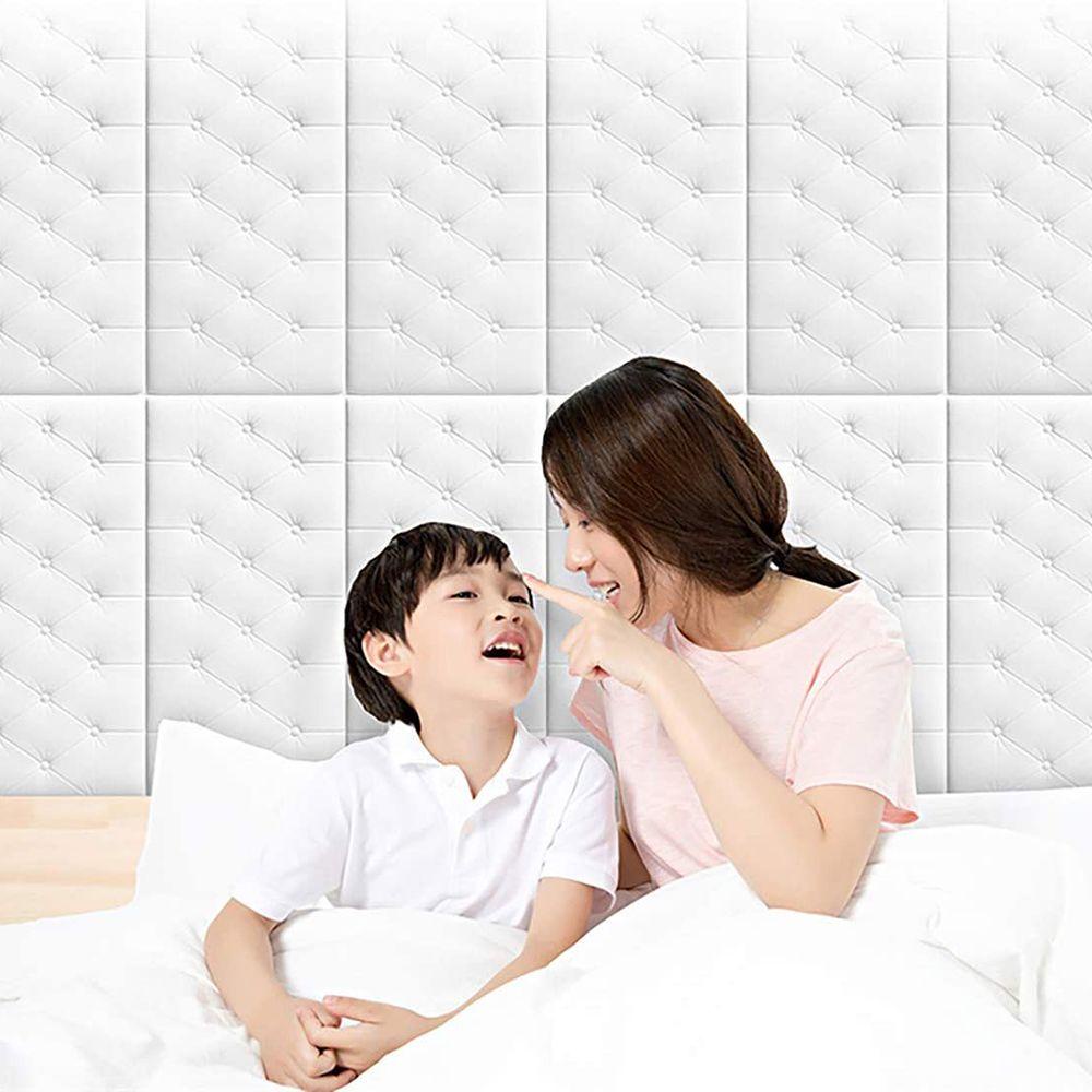 Miếng Dán Tường Bằng Xốp PE Mềm 3D Chống Va Chạm Trang Trí Nhà Tắm