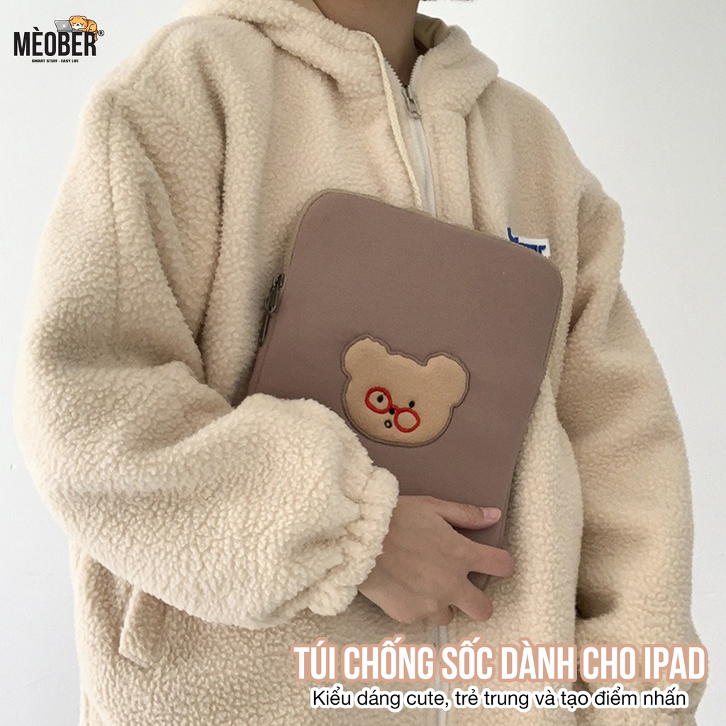 Túi chống sốc Cute dành cho Laptop và iPad iPad Pro 11, iPad Gen 5 6 7 8 9, iPad Air 2 3 4, iPad mini 4 5 6...