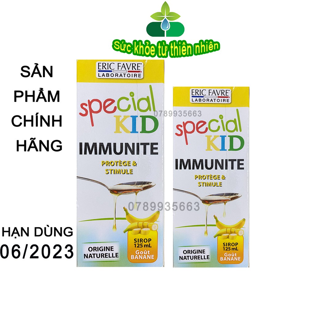 Special Kid Immunite Tăng Cường Sức Đề Kháng,Hệ Miễn Dịch Từ Thảo Dược An Toàn Cho Bé.Pháp