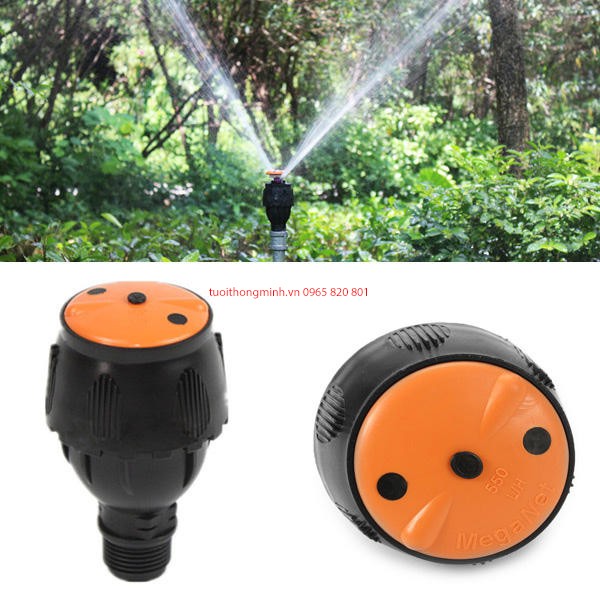 [ 10 chiếc ] Béc phun 4 điểm công nghệ Israel bán kính phun 7-9m