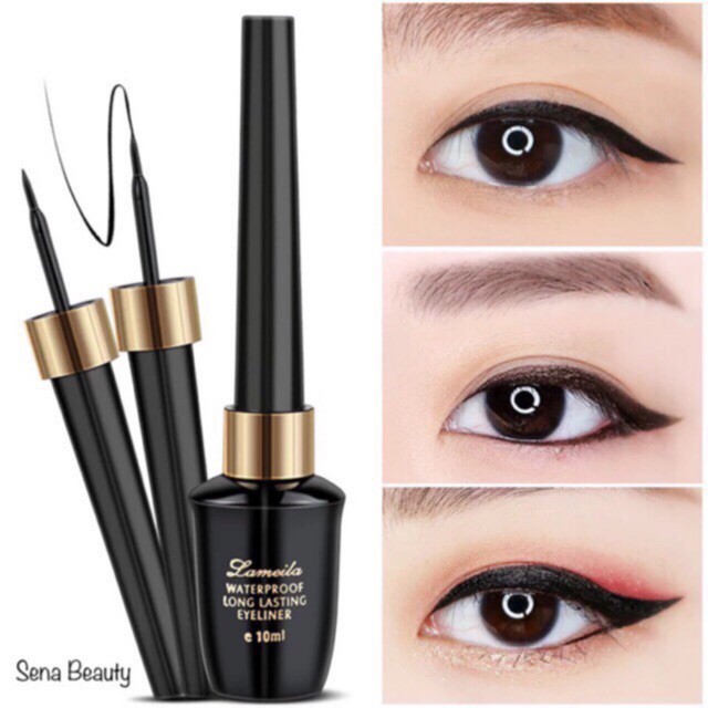 Lọ Kẻ Mắt Nước Eye Liner Lameila KHÔNG TRÔI Bám Màu Cực Tốt