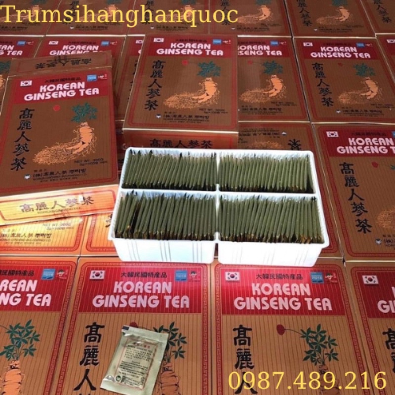 [HÀNG MỚI VỀ] Trà Hồng Sâm Hàn Quốc, Hộp 100 gói