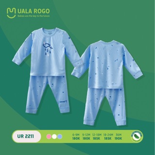 Bộ quần áo cúc vai Uala Lotus 2211