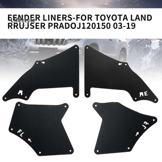 Set 4 tấm chắn bùn cho xe toyota land cruiser prado j120 j150 2003-2019