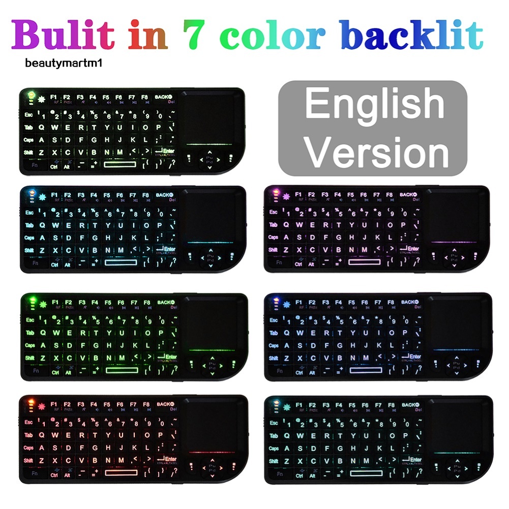 Bàn Phím Mini A8 2.4ghz Không Dây Tích Hợp Chuột Cảm Ứng Cho Tv Box