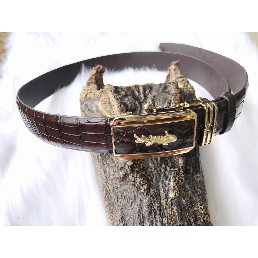 Dây lưng liền bụng da cá sấu - Bán lẻ với giá Sỉ