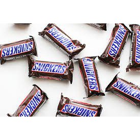 ( Bán sỉ ) Thùng 14 gói Chocolate Snickers Miniatures gói 100gr