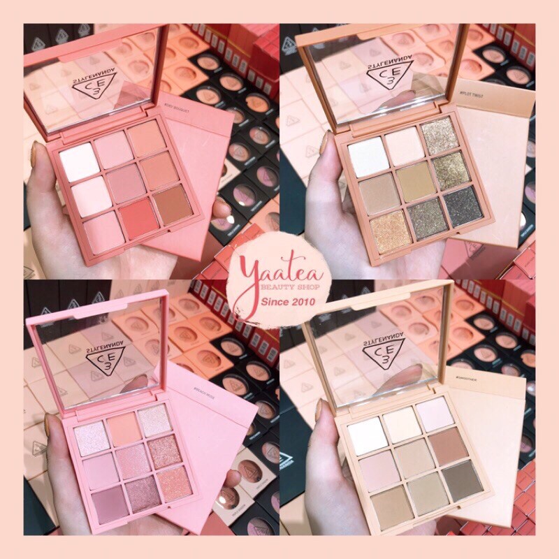 BẢNG MẮT 3CE 9 ô MULTI EYE PALETTE nhiều màu sắc