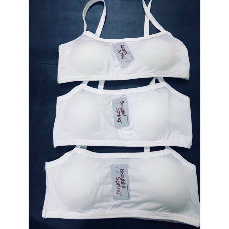 Áo bra học sinh cotton- áo lá học sinh 2 dây bản nhỏ sping | BigBuy360 - bigbuy360.vn