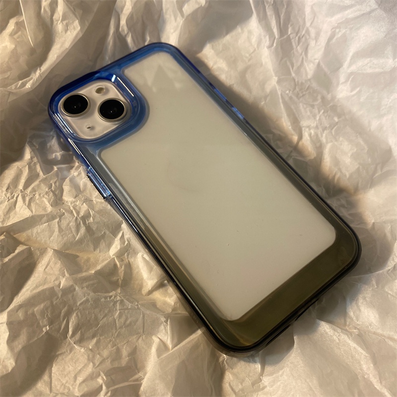 Mới! Mô hình nóng bỏng! Ốp Điện Thoại TPU Acrylic Màu Gradient Cho iPhone 11 ProMax 12 Pro Max 13 Pro Max 14 Pro Max