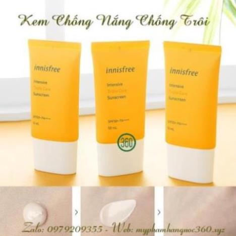 Kem chống nắng ⚡️𝑪𝒉𝒖𝒂̂̉𝒏 𝑪𝒉𝒊́𝒏𝒉 𝑯𝒂̃𝒏𝒈 ⚡️ lâu trôi Innisfree SPF50+ Pa++++ 50ml- Version 2021 | BigBuy360 - bigbuy360.vn