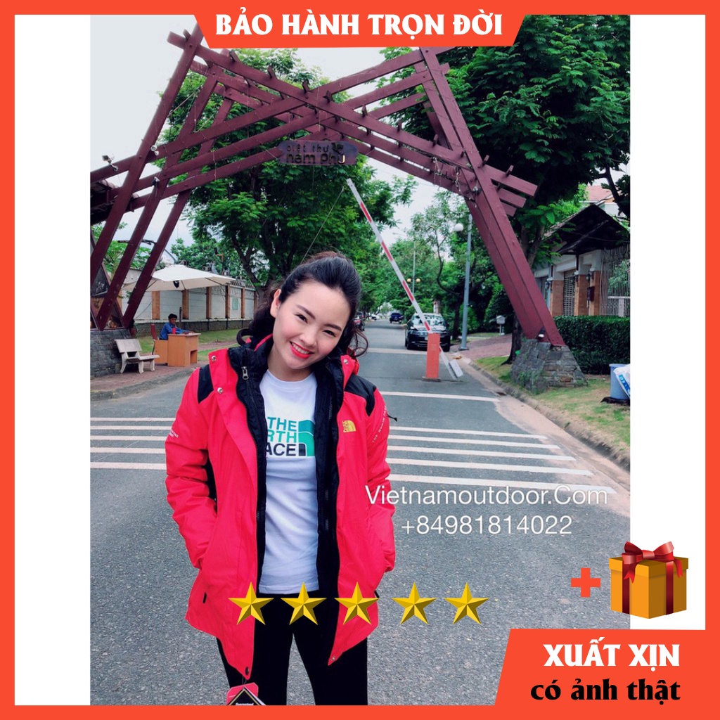 Áo khoác nữ N.F. 3 in 1 lông vũ SIÊU ĐẸP BẢO HÀNH TRỌN ĐỜI