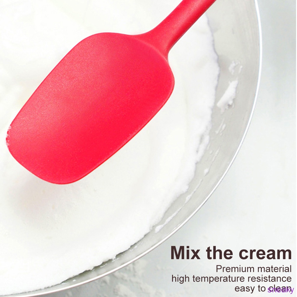 Cây vét bột làm bánh bằng silicone có tay cầm tiện lợi