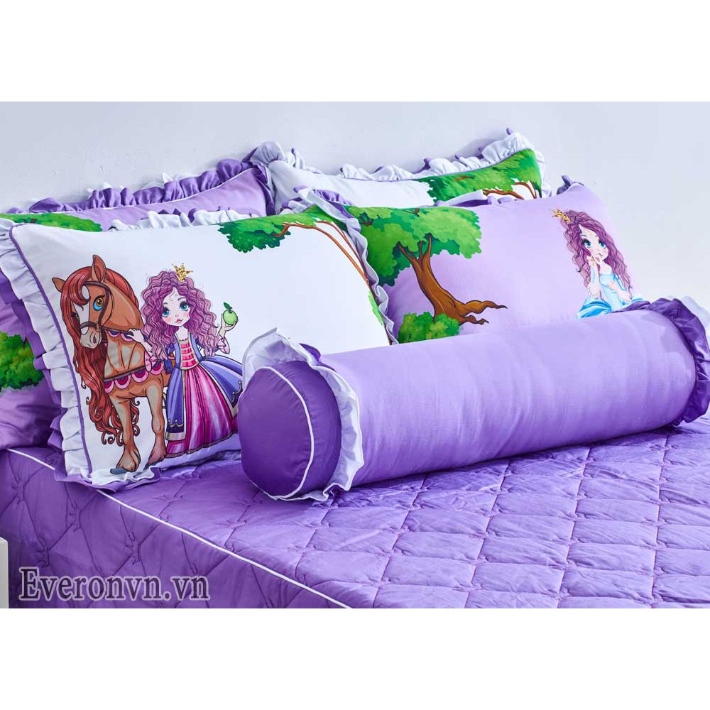 Ga chun EVERON EPC-21054 160*200 (CHỈ GỒM 1 GA) TÍM TRƠN