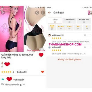 Quần độn mông su đúc QD006 lưng thấp
