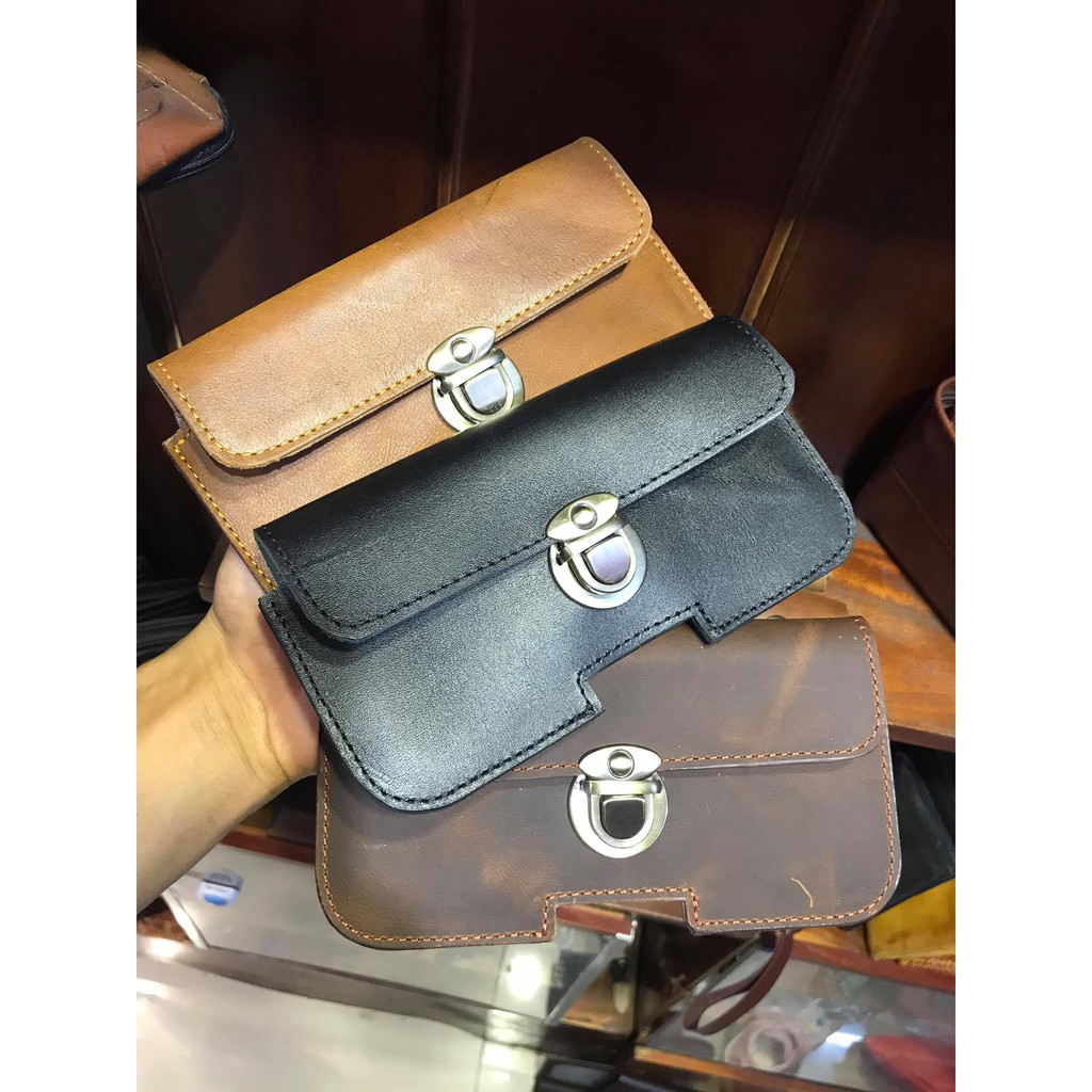 BAO DA ĐIỆN THOẠI DA BÒ SÁP