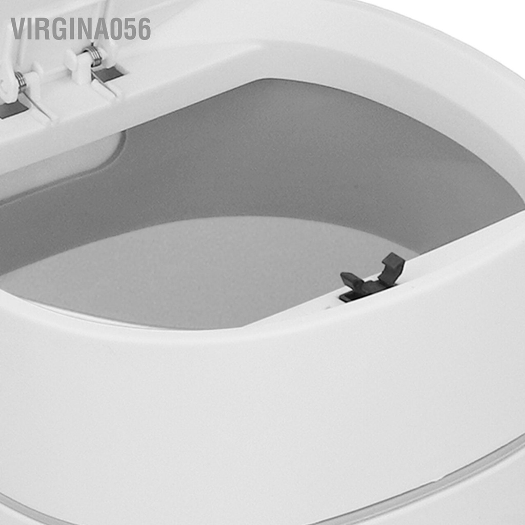 Virgina056 Thùng rác để bàn mini Có thể lưu trữ mảnh vụn làm sạch có nắp đậy cho cà phê Bàn trang điểm