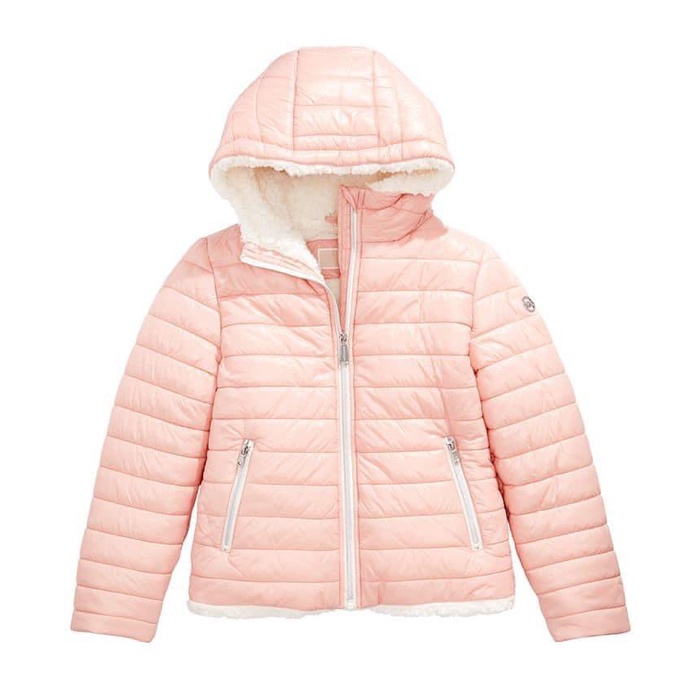 Áo khoác phao lót lông