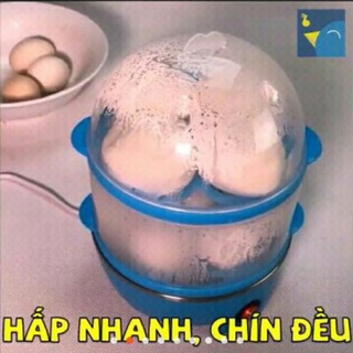 Máy hấp thức ăn luộc trứng 2 Tầng cao cấp