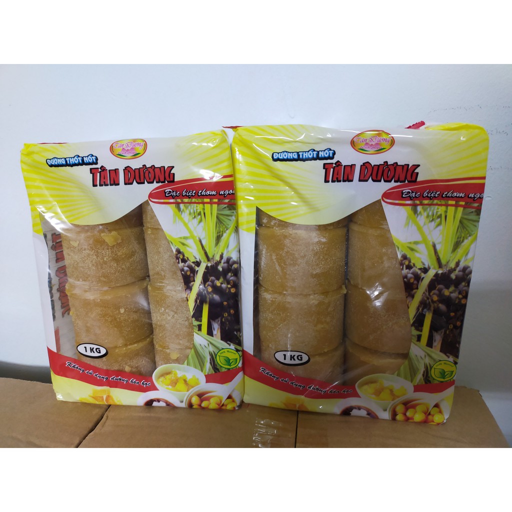 COMBO 5kg ĐƯỜNG THỐT NỐT TÂN DƯƠNG - gói 1kg