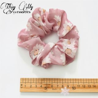 Cột tóc scrunchies hoa cúc- Thùy My Accessories