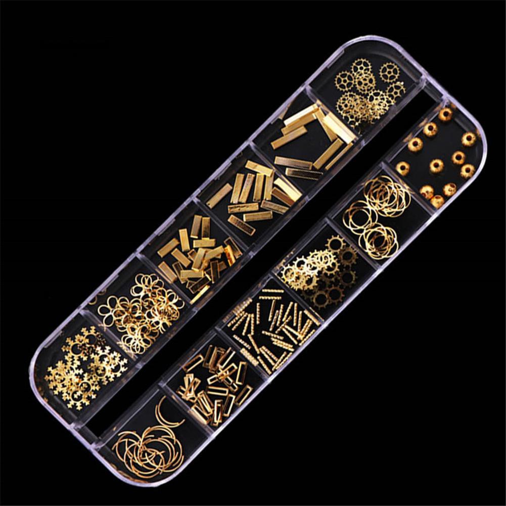 Hộp 12 Kiểu Họa Tiết Trang Trí Móng Tay