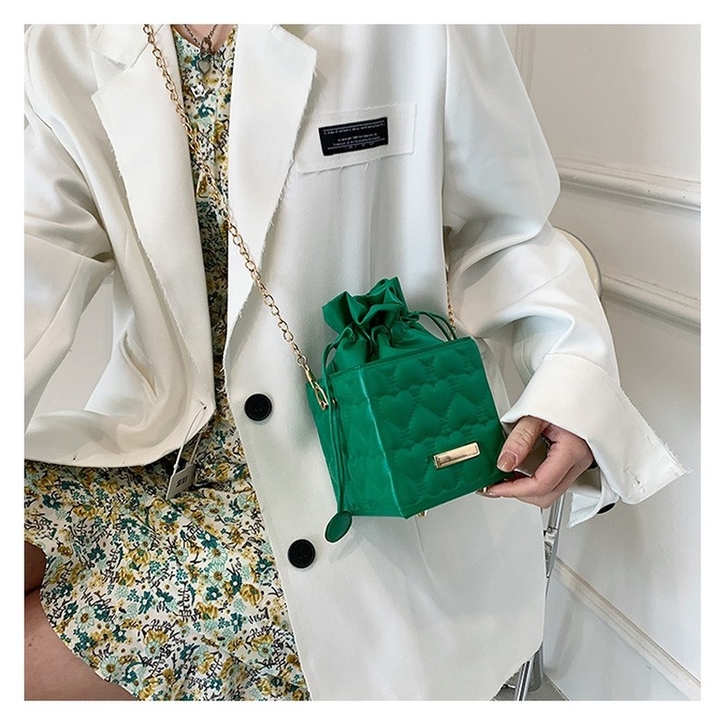 Túi Dây Rút Đeo Chéo Màu Sắc Kẹo Ngọt NB00365