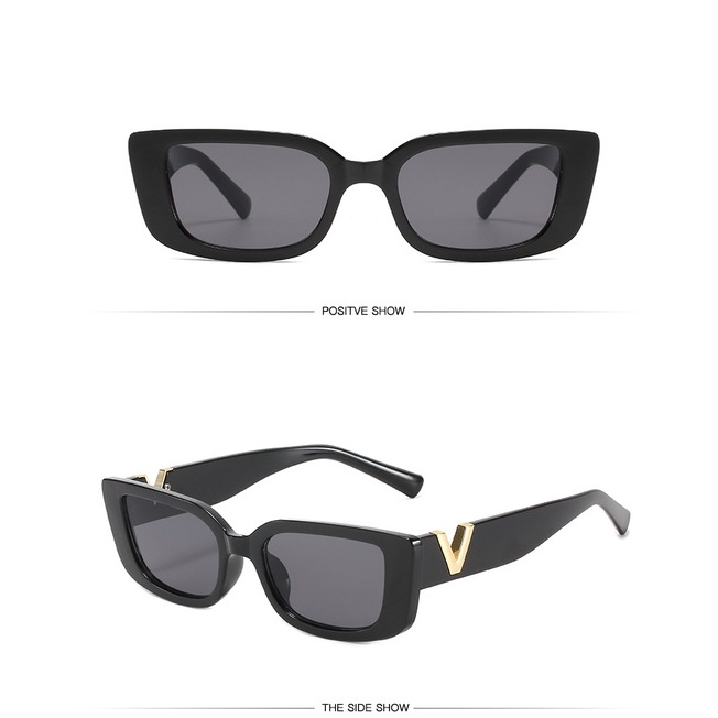 Kính Mát Gọng Vuông Phong Cách Hip Hop Thời Trang Cho Nữ