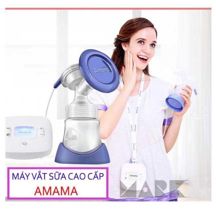 Máy hút sữa vắt sữa điện đơn Amama M15 chính hãng cho mẹ - hút êm ái dụng cụ không thể thiếu cho mẹ và bé